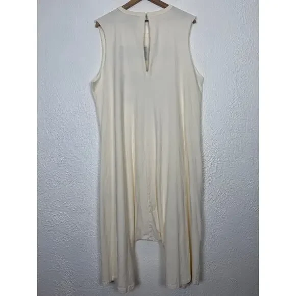 Farm Rio Peixe Printed Cotton-Jersey Jumpsuit Off White Size Large - Picture 4 of 7